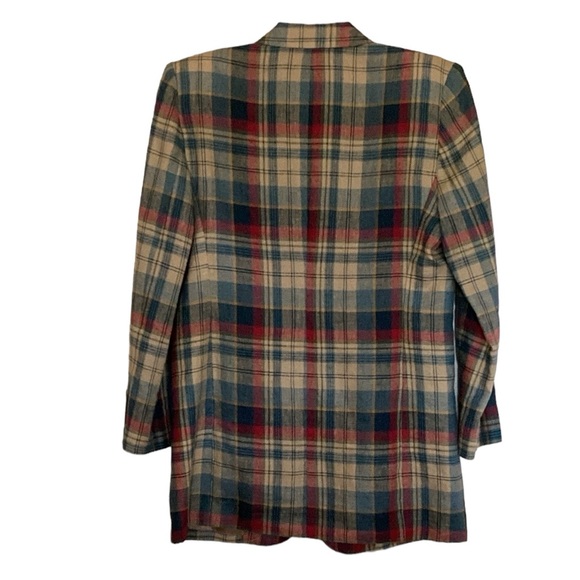 Karen Kane Linen Vintage Jacket, one button closure , functional pockets, 10 - Picture 2 of 8